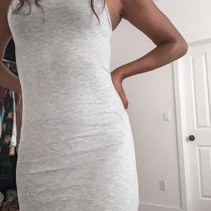 grey bodycon dress